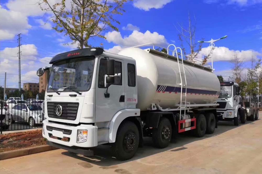 東風國五隨專25方粉塵物料散裝水泥運輸車